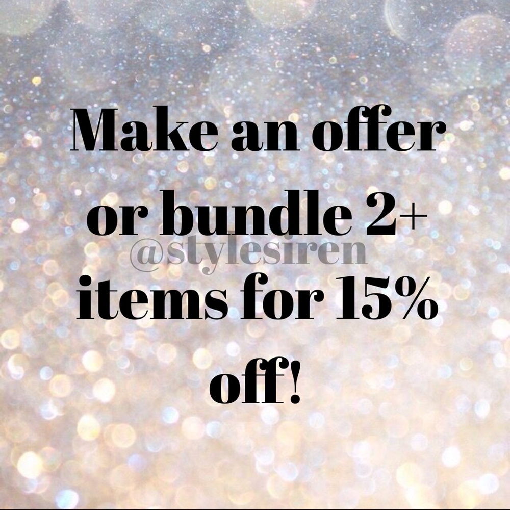 Accepting offers & bundle deals!!